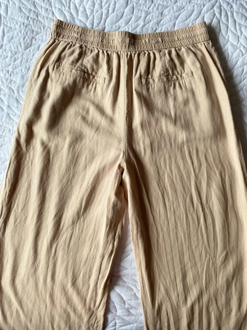 Beige Wide-Leg Pants – Size 10 Tall - Picture 7 of 7